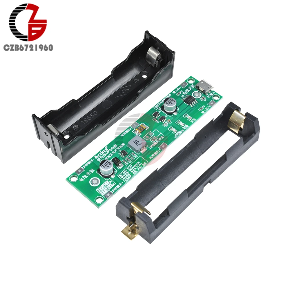 Защитная плата для зарядки Литий полимерного аккумулятора DIY USB 18650 повышающий