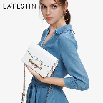 

LA FESTIN fashion Envelope Bags for women 2020 new fashion shoulder bag chain messenger bag chain lock design