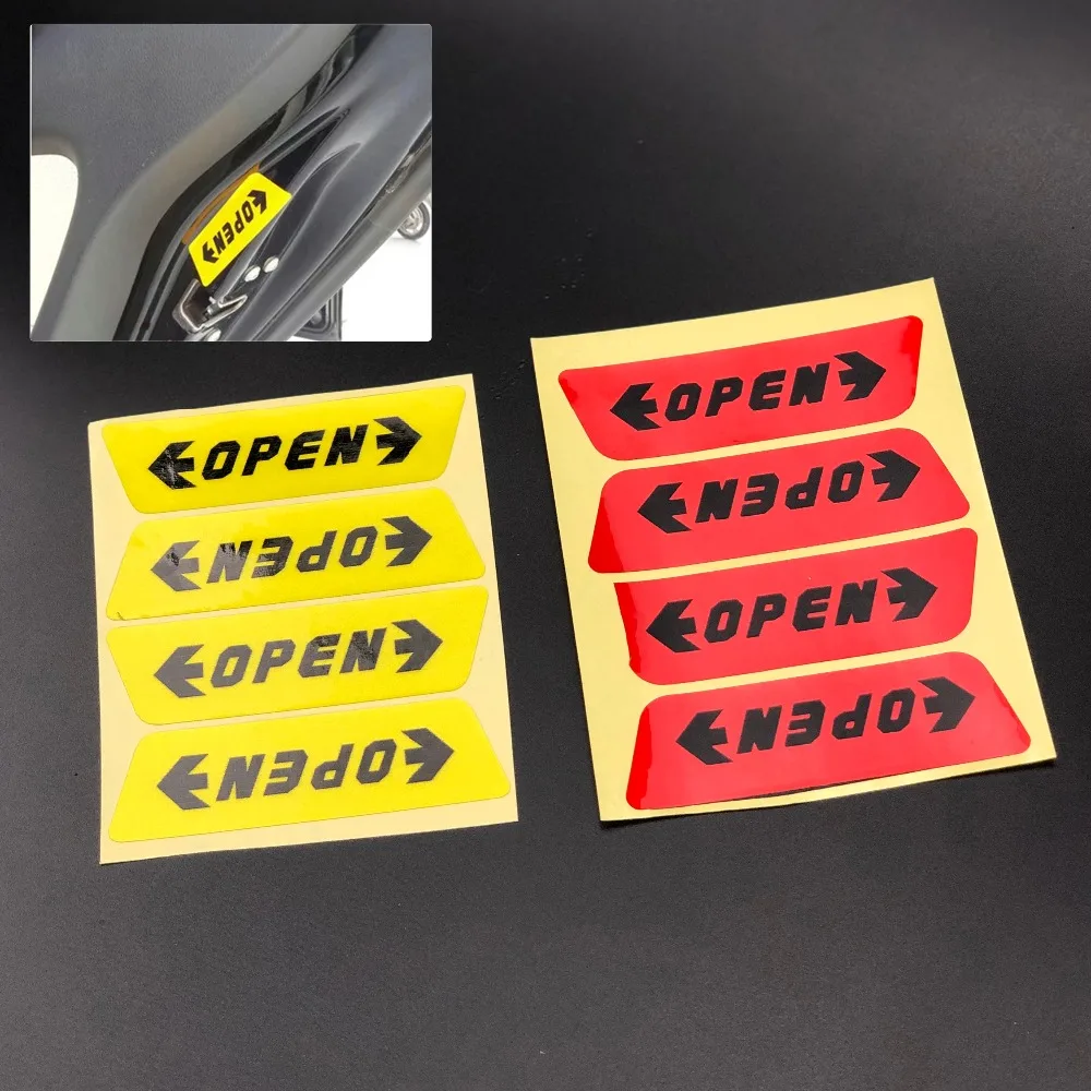 Car Door Opening Warning Safety Sticker for Skoda Octavia Yeti Roomster Fabia Rapid Superb KODIAQ Citigo | Автомобили и мотоциклы