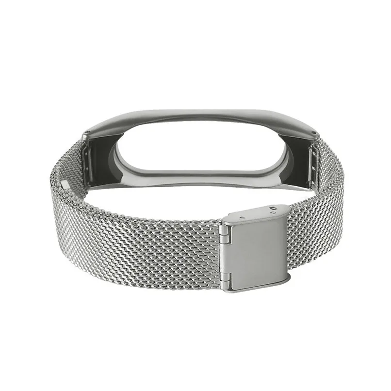 Metal Strap For Original Xiaomi Mi Band 2 Strap Stainless Steel Bracelet Wristbands Replace Accessories For Mi Band 2 #F30OT26 (2)