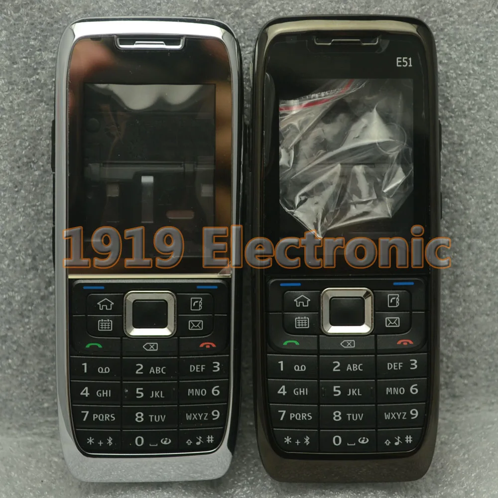 

New Full Complete Mobile Phone Housing Cover Case+English Or Russian Keypad For Nokia E51 + Tools