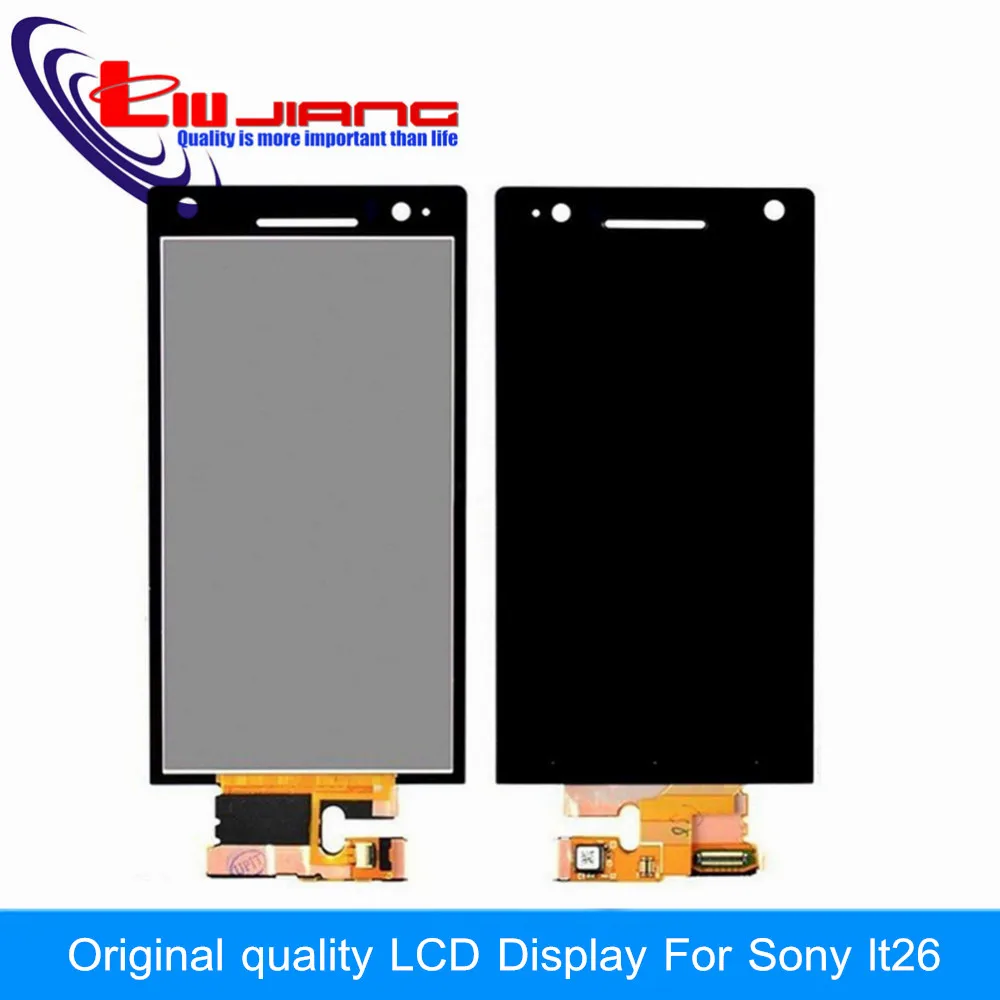

Liujiang Original quality For Sony Ericsson for Xperia S LT26 LT26i BA172 LCD Display+Touch Screen Digitizer Assembly with LOGO