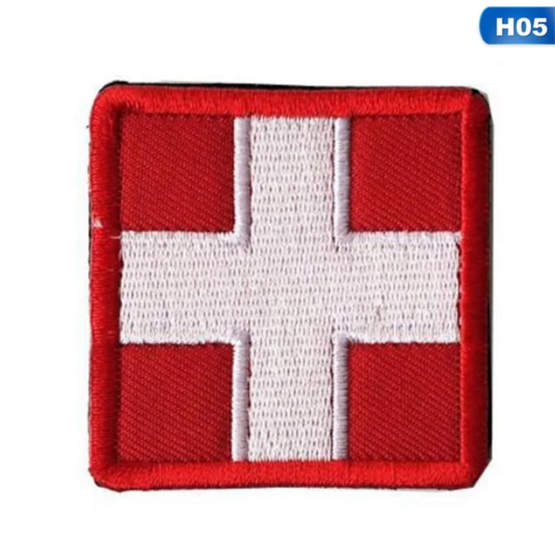 Красный Крест фельдшер армейский боевой первой помощи патчи Тактический медицинская повязка аппликация со знаком женская кожаная куртка