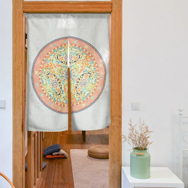 Oosterse esthetiek gunstige plaat graan katoen gordijn doek art ... Oosterse esthetiek gunstige plaat graan katoen gordijn doek art ...