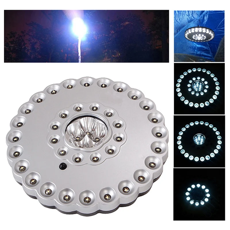 New Portable Practical Night Camping 41 LEDS Lantern UFO Battery