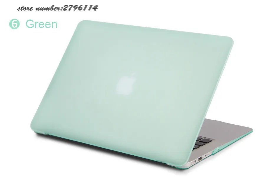 Цветной жесткий чехол матовый чехол для Apple Macbook Air Pro retina 11 12 13 15 чехол для ноутбука сумка для Mac book 13,3 дюймов