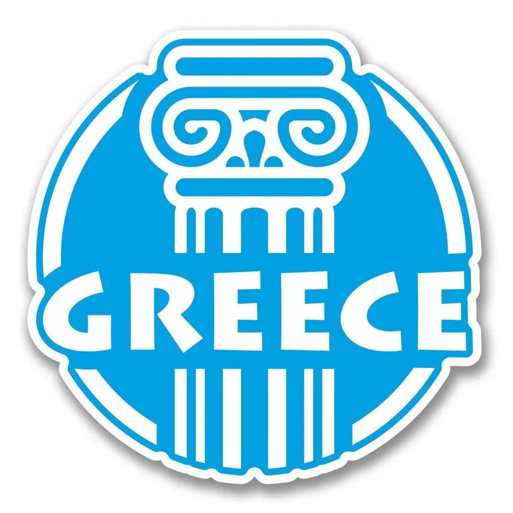 Для 2 xGreece греческий виниловый стикер наклейка для ноутбука дорожный Багаж