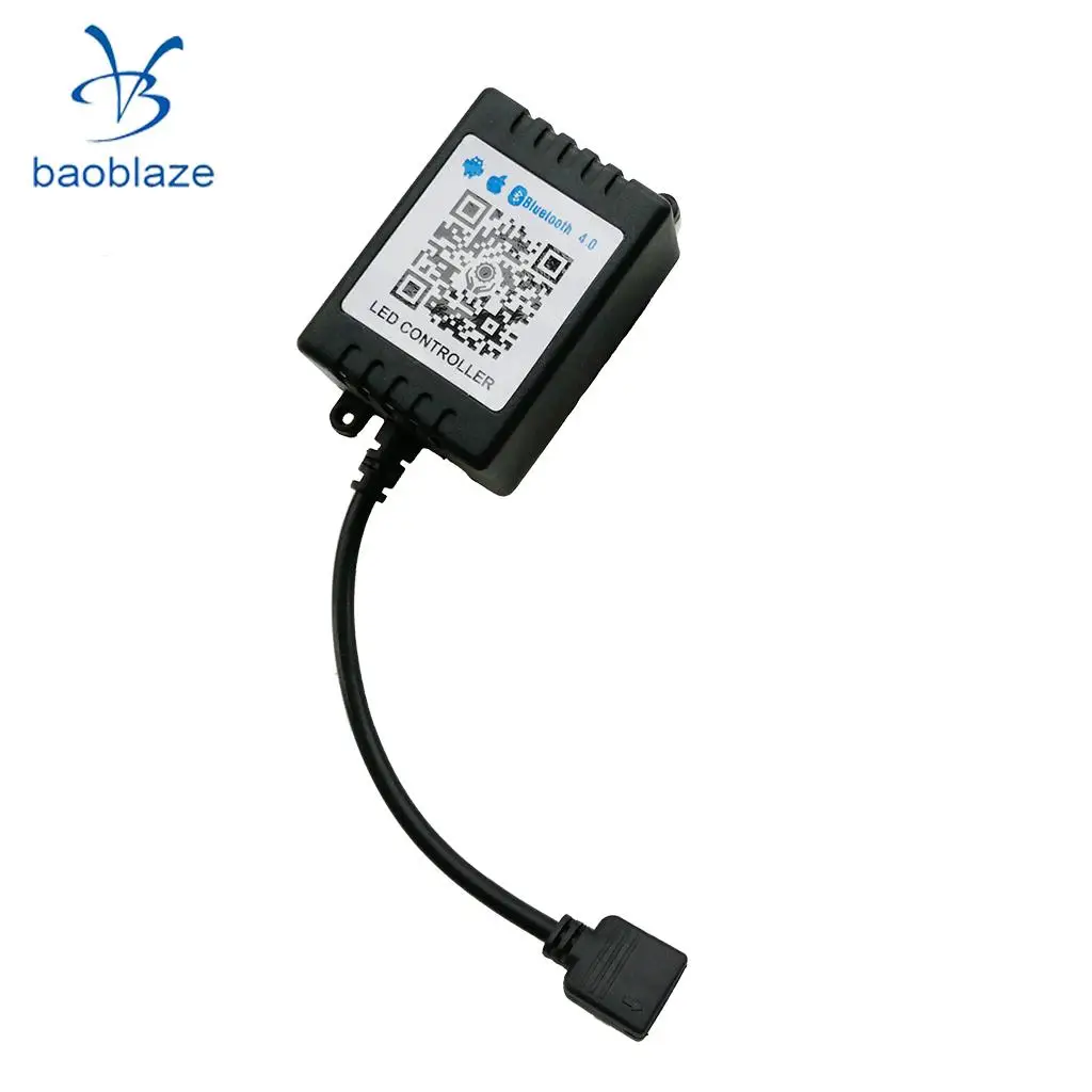 Baoblaze Phone App Controlled Mini RGB Wifi Wireless LED Controller Remote LED Dimmer for RGB LED Strip Lights Modules