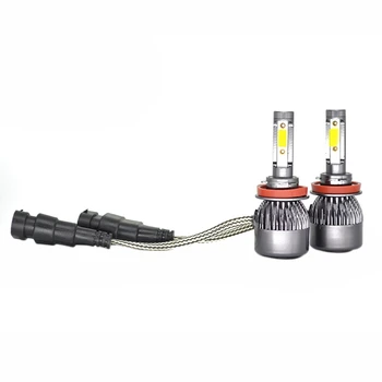 

Car Drive Modification Accessories Far And Near Light 6400Lm 50W Front Light Led Headlights H11