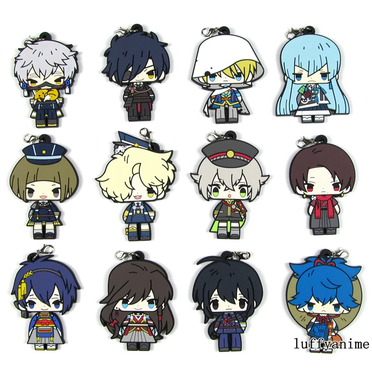 Touken Ranbu онлайн KATSUGEKITOUKEN RANBU подвеска резиновый ремешок талисман Kashuu Kiyomitsu Mikazuki