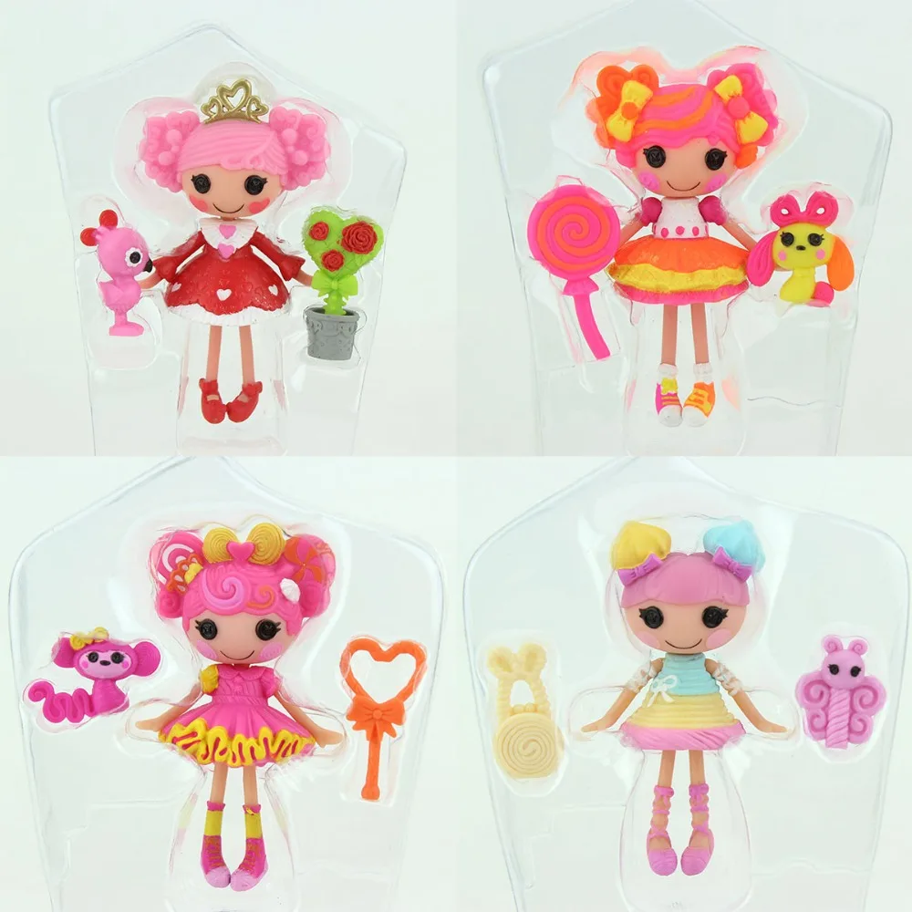 3 дюймов Оригинальный MGA куклы Lalaloopsy с аксессуарами мини для девочки игрушка