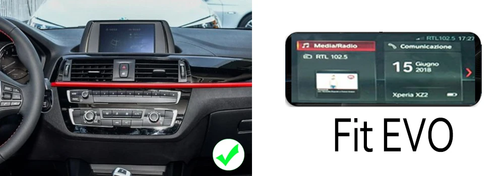 10.25 Android car multimedia player For BMW 1 Series 2017-2019 Navigation Navi GPS BT Support 4G 3G WiFi Radio stereo 7