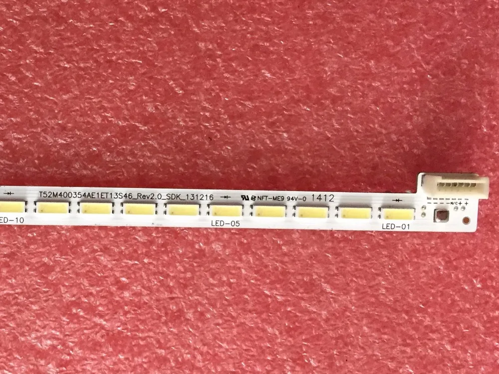 

New 515mm LED Blacklight strip 72leds for TCL TV L40A71C T52M400354AE1ET13S46-REV2.0