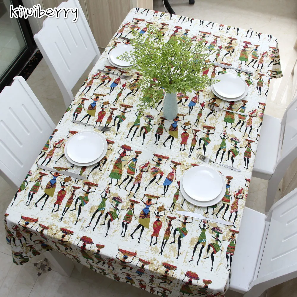 

Bohemia Style Table Cloth For Home Women Printed Decoration Used Dinner Nappe Spandex Table Covers Mexican Party Decorations