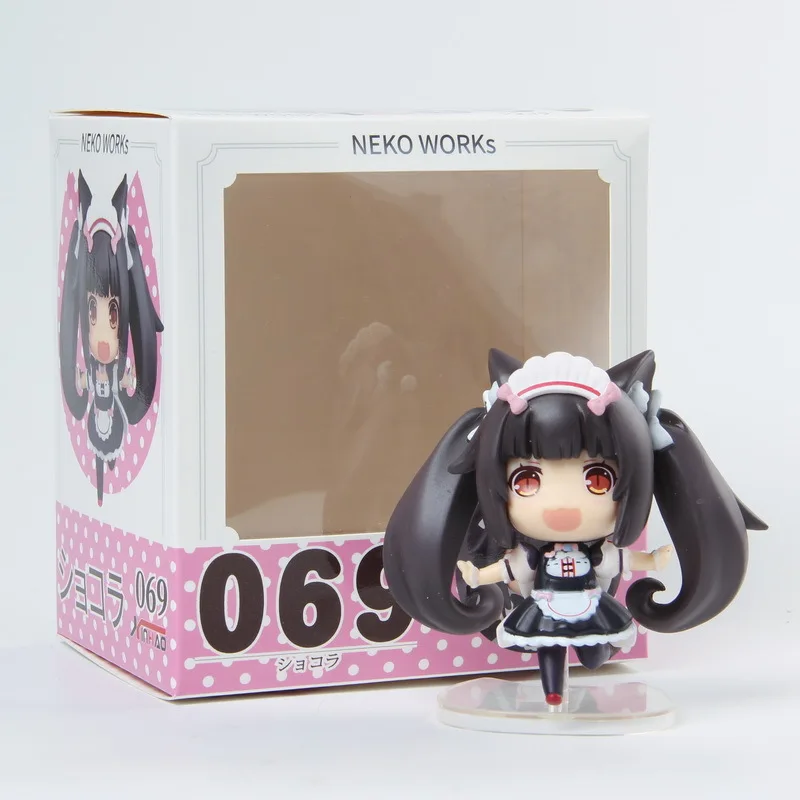 GZTZMY NEKOPARA шоколад ваниль азуки кокосовый клен Корица Q версия ПВХ Фигурки