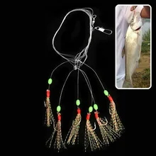 5 шт./лот Сабики для морской рыбалки снасти рыболовные крючки для ловли карпа красочные хвостовые рыболовные крючки светящиеся космические бусины рыболовные снасти