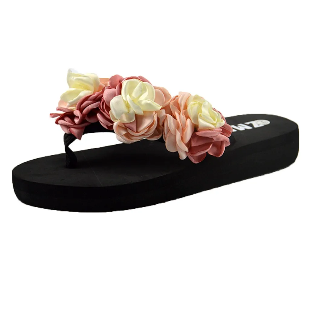 Тапочки; женские шлепанцы на плоской рифленой подошве; сандалии; элегантный стиль; пляжные шлепанцы для дома и ванной; размеры 36-41;#0319 - Цвет: V