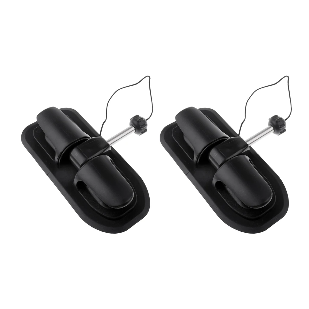 2 Pieces Durable PVC Oar Lock Patch Paddle Holder for Inflatable Boat, Kayak, Raft, Dinghy