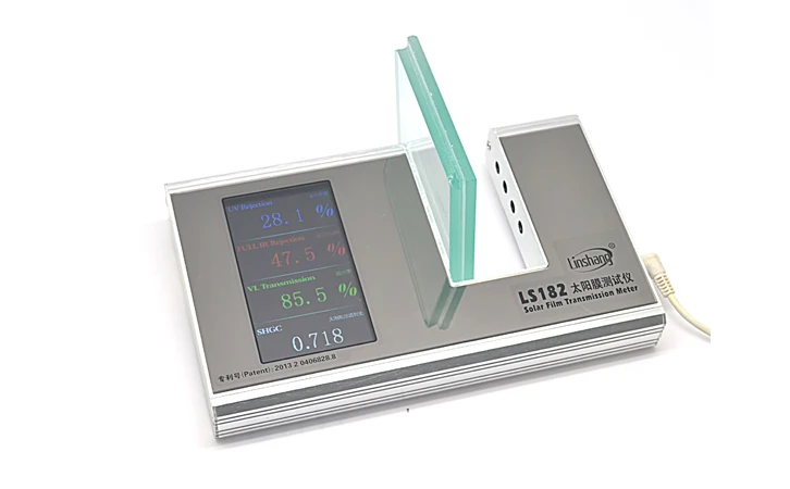 LS182 Solar Film Fenster Tönung UV IR VL Transmission Meter Messen Solar Wärme Gain Koeffizienten EDTM Wp4500