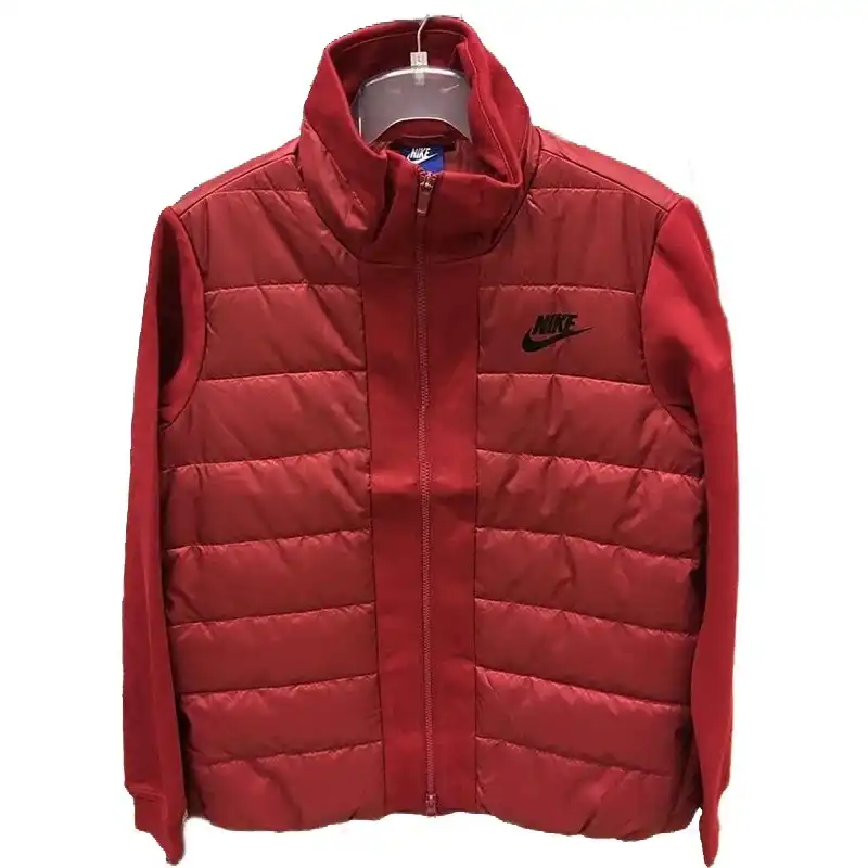 nike red padded jacket