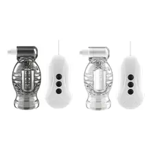 Adult Sex Toy Penis Massager With 3 Caps Male Masturbator Delay Lasting Trainer