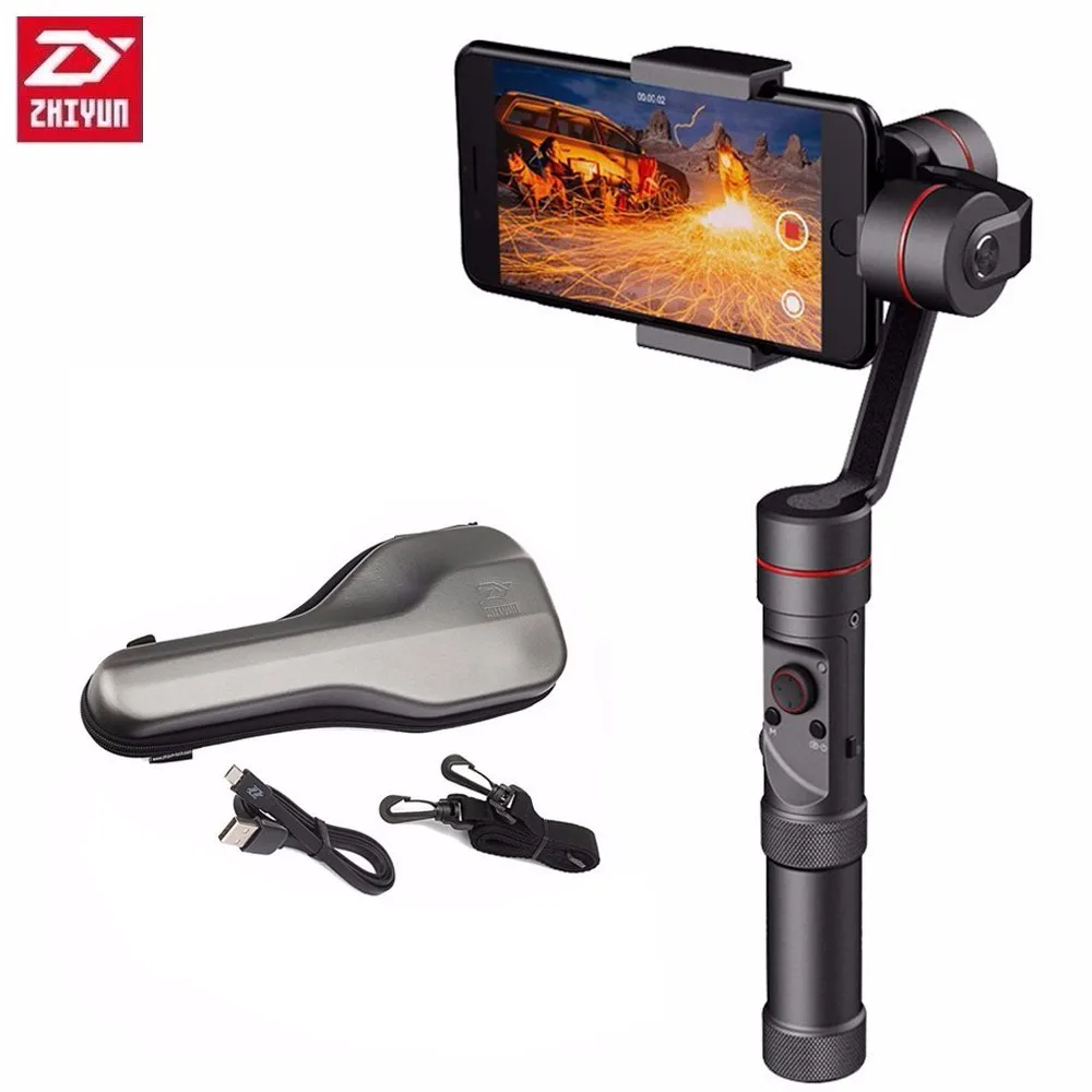 

Zhiyun Smooth III 3 Axis Mobile Handheld Gimbal Smartphone Stablizer for iPhone X Cell Phone Samsung S8 6 4 Gopro Action Camera