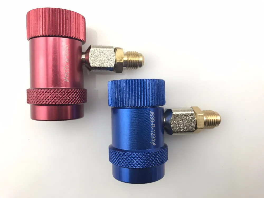 R1234yf Quick Couplers Adapters Adjustable 1/4