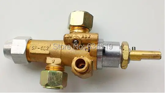 Gas safety automatic cut off valve emergency flameout