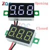 Voltmètre à affichage à 3 chiffres DC 4.7 ~ 32V, Mini voltmètre numérique LED, 0.36 pouces, panneau blanc, testeur de tension ► Photo 2/6