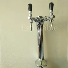 Два крана Кобра дизайн пивная башня латунный материал PVD покрытие пивная башня с охлаждающими линиями