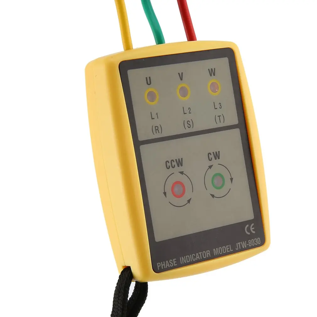 JTW 8030 портативный 3 фазный измеритель последовательности мультиметр наличие