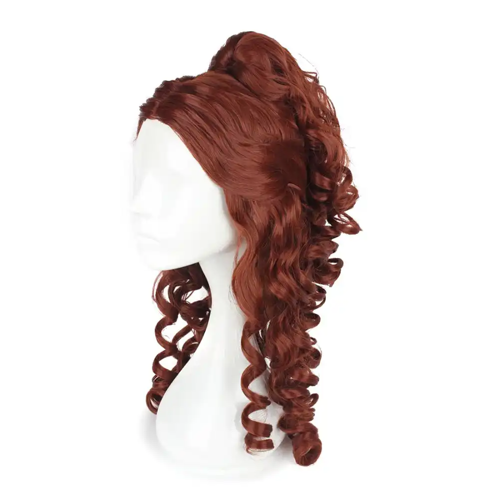 大人ベルコスプレ美女と野獣コスプレ茶色の髪王女ベルパーティーハロウィン女性卸売 Beauty And Beast Beauty And The Beasthalloween Women Aliexpress