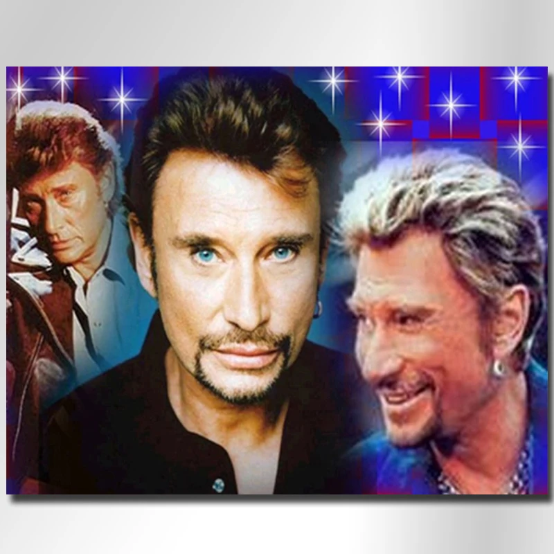 

5d diamond Painting Johnny hallyday Home Decoration 5d diamond Painting Full square/round Mosaic Needlework