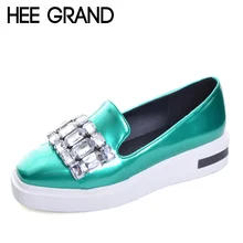 HEE GRAND/Прозрачные ботинки; Новинка года; обувь на толстой резиновой подошве; шикарная обувь на платформе; женские слипоны на плоской подошве; повседневная женская обувь; большие размеры 35-43; XWC1111