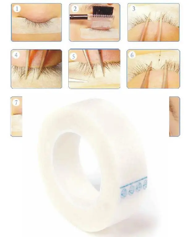 

1PCS Silk Eye Pad Eyelash Extension under Patch Makeup Tool Individual False Eyelash Non-woven Lsolated Tool wrap tape