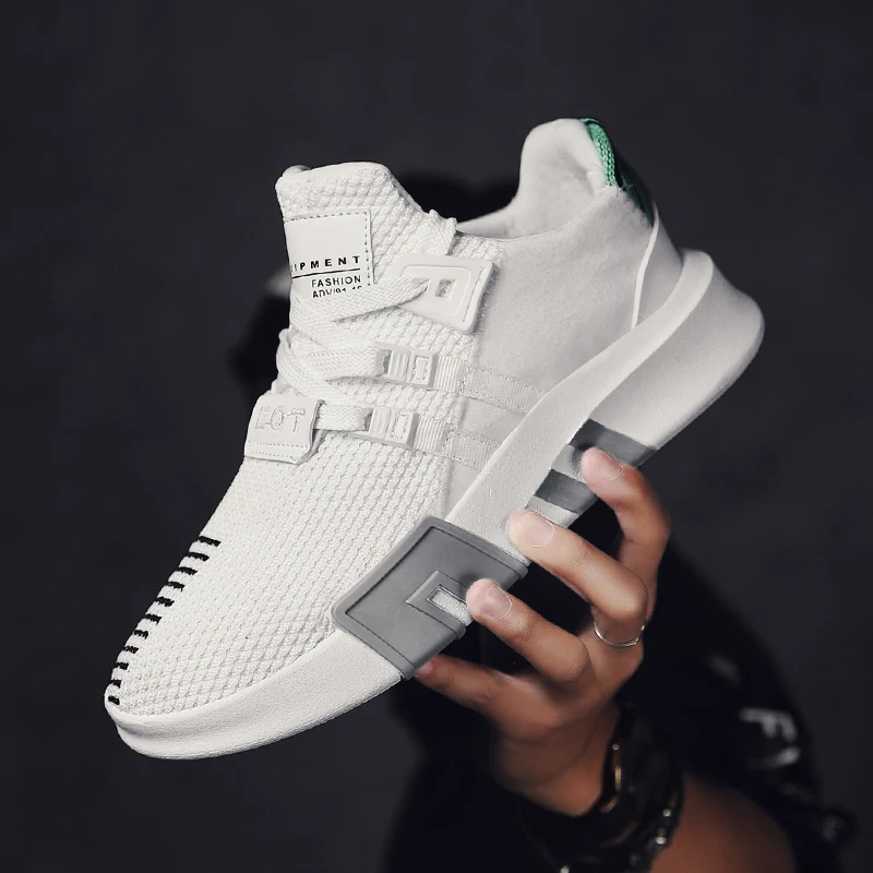  2018 fall outdoor hot sale walking flat running sports shoes for adult men lace-up male Brand sneak