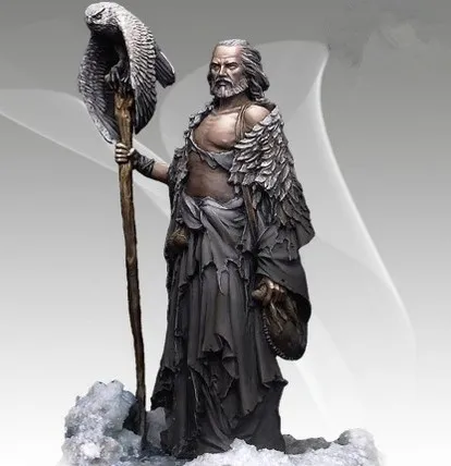 

1:32 Scale 54MM Mage Resin Model Kit Model Figure Free Shipping