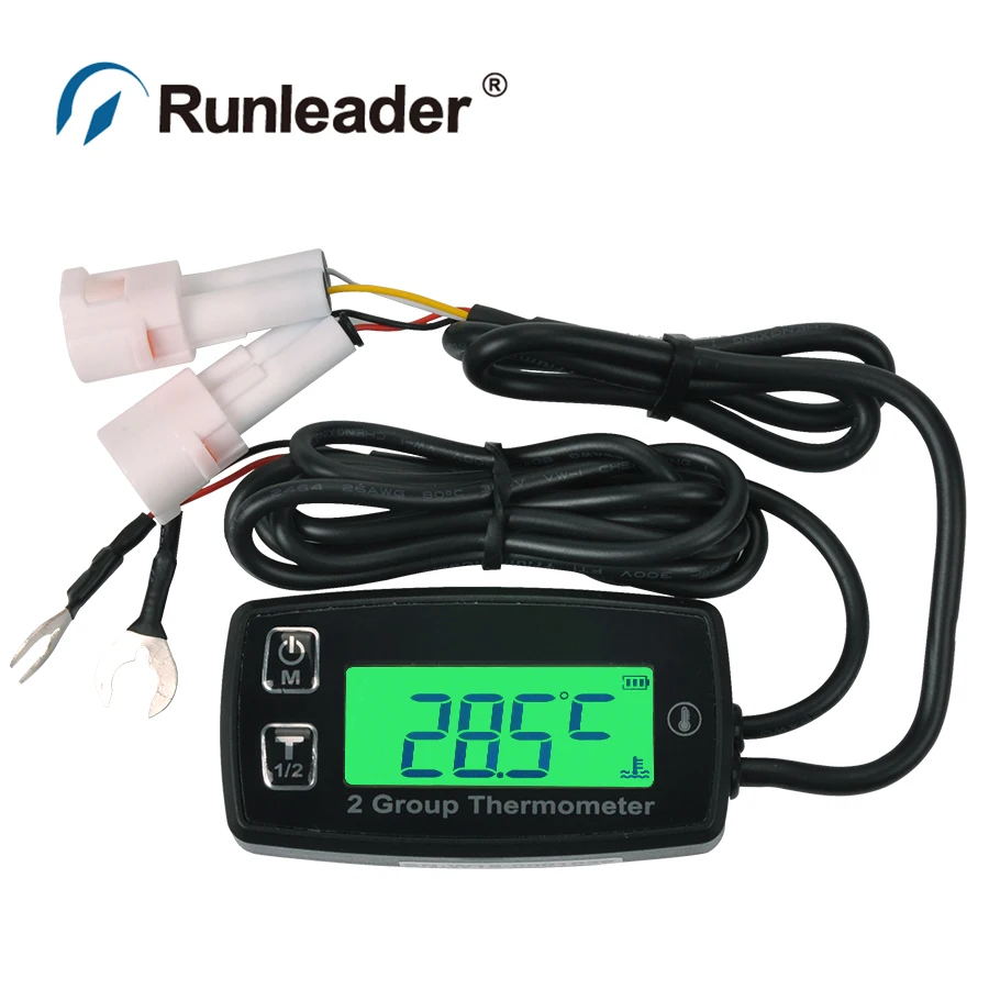 

TS001 PT100 -20 +300 2 temp sensor TEMP meter thermometer for motorcycle tractor trimmer cultivator ATV trencher aerator traile