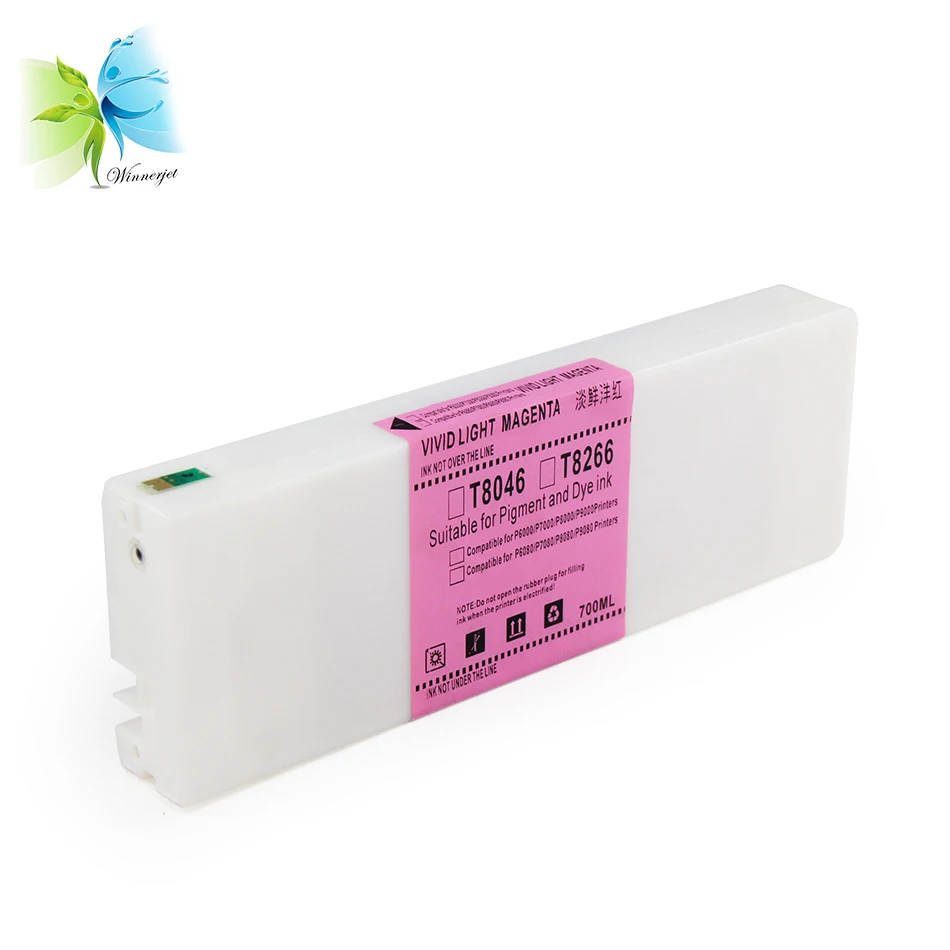 WINNERJET 700 мл T8041 T8049 Совместимый картридж для принтера Epson SureColor P6000 P8000|ink cartridge|compatible