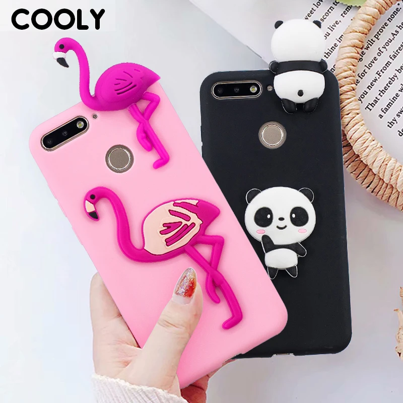 

COOLY 3D Toys Case For Huawei Honor 7A Pro Cases 5.7 inch For Huawei Y6 Prime 2018 Cover on Cartoon Coque Soft Silicone TPU Capa