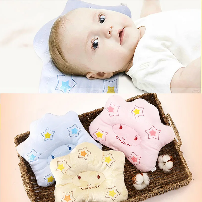 

2019 latest style cute baby anti-migraine baby pillow shape memory foam pillow Bedding For Kids Baby Pillows Free shipping
