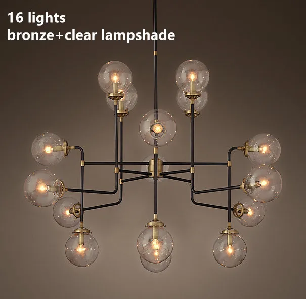 Led e27 Nordic Iron Glass дизайнерская Светодиодная лампа Magic Bean светодиодная лампа.