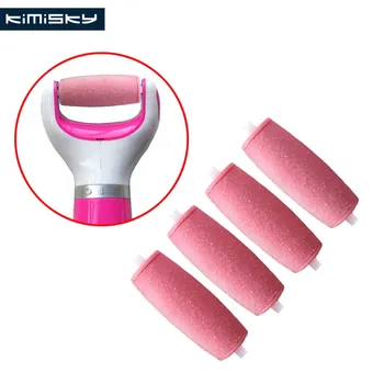 

New Red Foot Care Tool Roller Heads Pedicure Herramientas Hard Roller Heads for size 4pcs Free Shipping