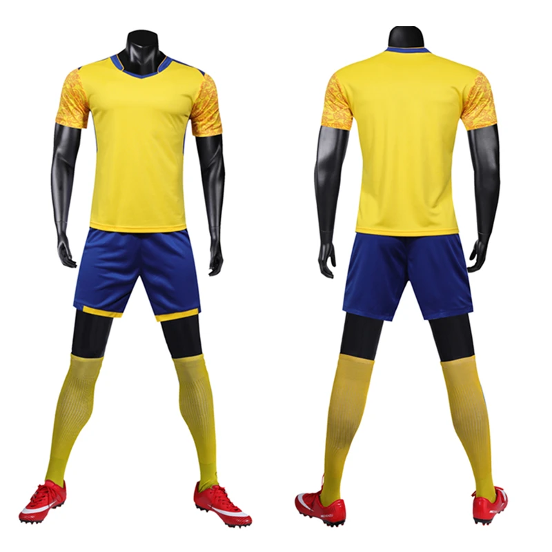 Soccer Jerseys Set Men Boy Survetement Football Uniforms Kit Blank Adult Soccer Jerseys Suit Print Soccer Training Uniforms