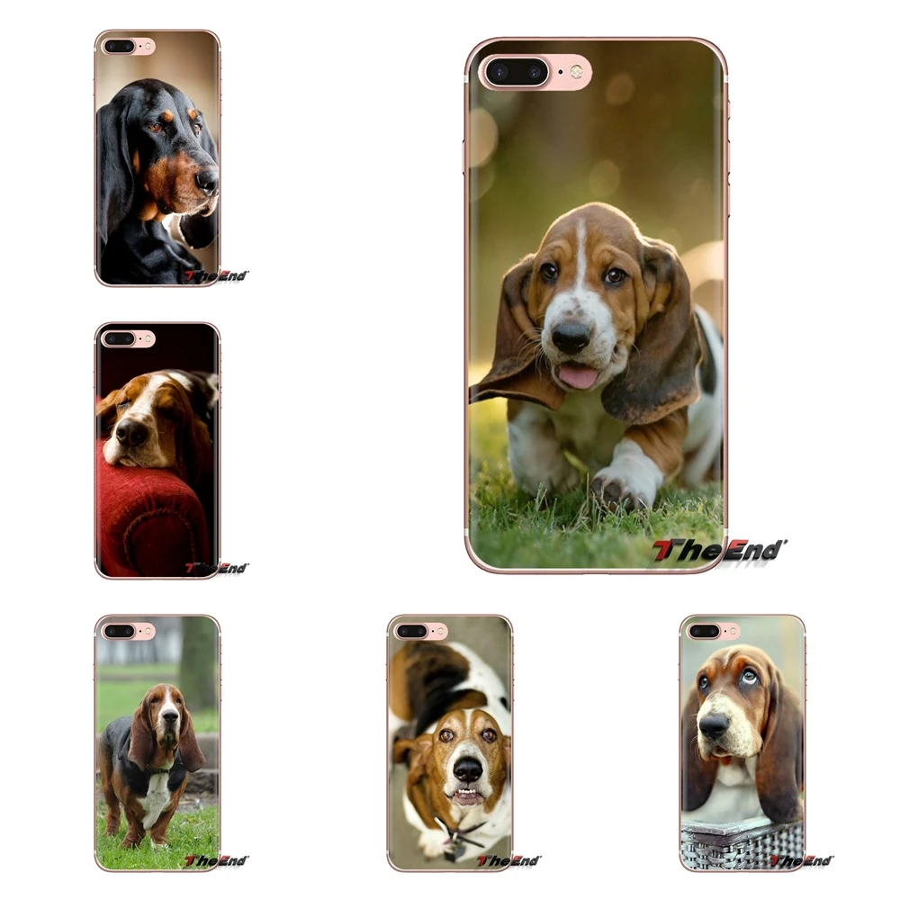 Для Oneplus 3T 5T 6T Nokia 2 3 5 6 8 9 230 3310 1 7 Plus 2017 2018 I Love My Basset Hound dog puppies TPU Чехлы |
