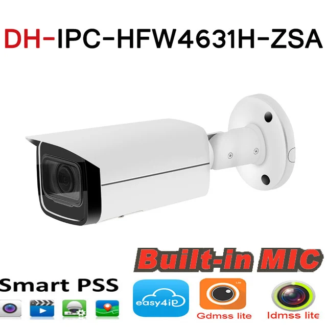 DH IPC HFW4631H ZSA 6MP IP Камера обновления от HFW4431R Z Встроенный микрофон слот карты Micro SD 5X с