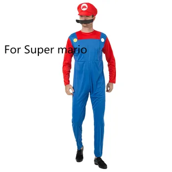 

Classical Cosplay Adults Super Mario Bros Cosplay Dance Costume Set Halloween Party MARIO & LUIGI Costume for cosplay Gifts