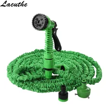 Автомойка пистолет 25FT-150FT садовый шланг расширяемый волшебный гибкий водяной шланг для воды пластиковые шланги труба с распылителем для полива