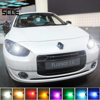 

For Renault Fluence SCOE 2015 New High Quality 2X 12SMD LED Front Parking Light Front Side Marker Light Source Car Styling