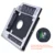 TISHRIC Aluminum 2nd HDD Caddy 9.5 mm 12.7 mm SATA 3.0 Optibay Hard Disk Drive Box Enclosure DVD Adapter Case 2.5 SSD Для ноутбука